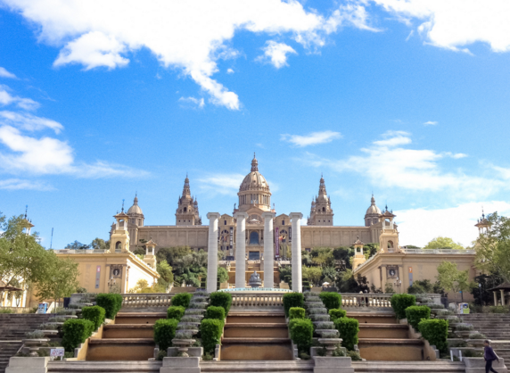 Pleasant first class flight to  Catalan Art at the National Museum - IFlyFirstClass
