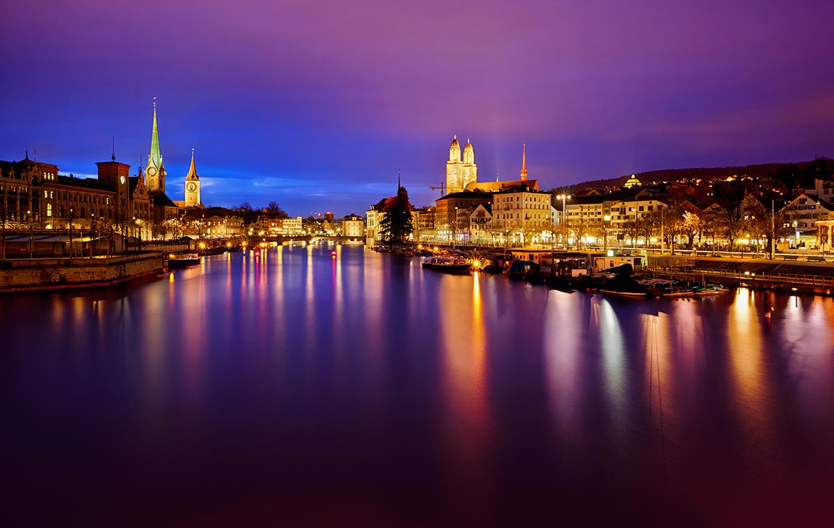 Take last minute flights to Zurich for a peek at the city from the peak of Lindenhof Hill. Take last minute flights to Zurich for a peek at the city from the peak of Lindenhof Hill. - IFlyFirstClass