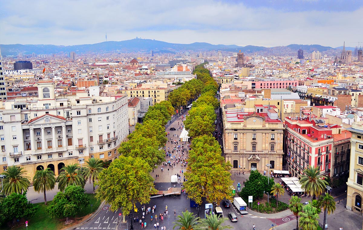 Luxuriate in the ambiance of business class flights and Las Ramblas. - IFlyFirstClass