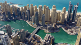 first class flight lands at Dubai International Airport - IFlyFirstClass